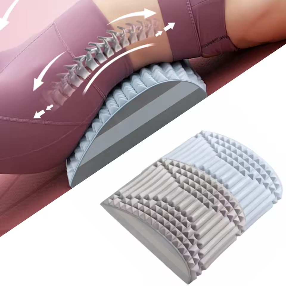 Back Stretcher Lumbar - Yoga Back Trainer Lendensteun Houdingscorrectie Kussen