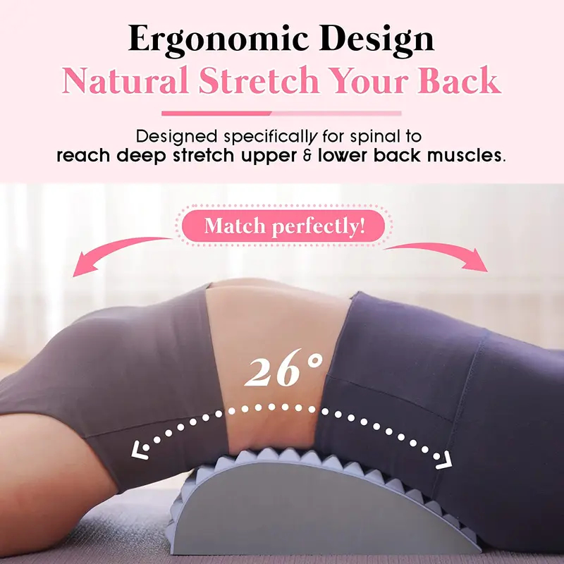 Back Stretcher Lumbar - Behandeling rugpijn, rugrekstrekker, rugrekstrekkerkussen, chronische lumbale