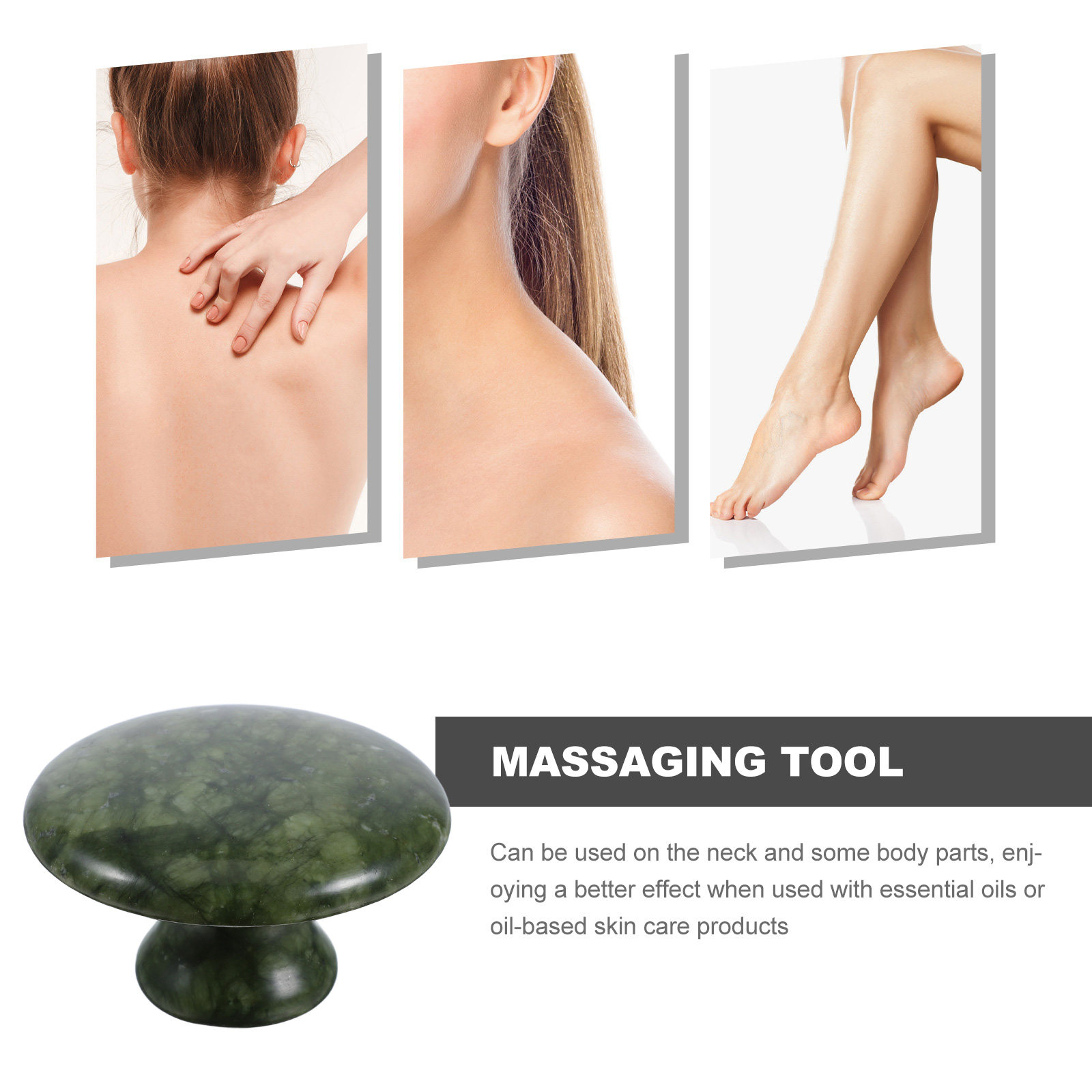 Paddestoelvormige Jade Massage - Jade Gua Sha Tool recensie en prijs