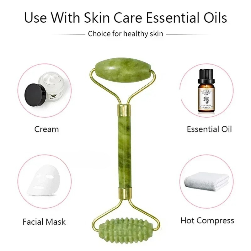 Natuurlijke jade roller massag - Jade Gua Sha Tool recensie en prijs