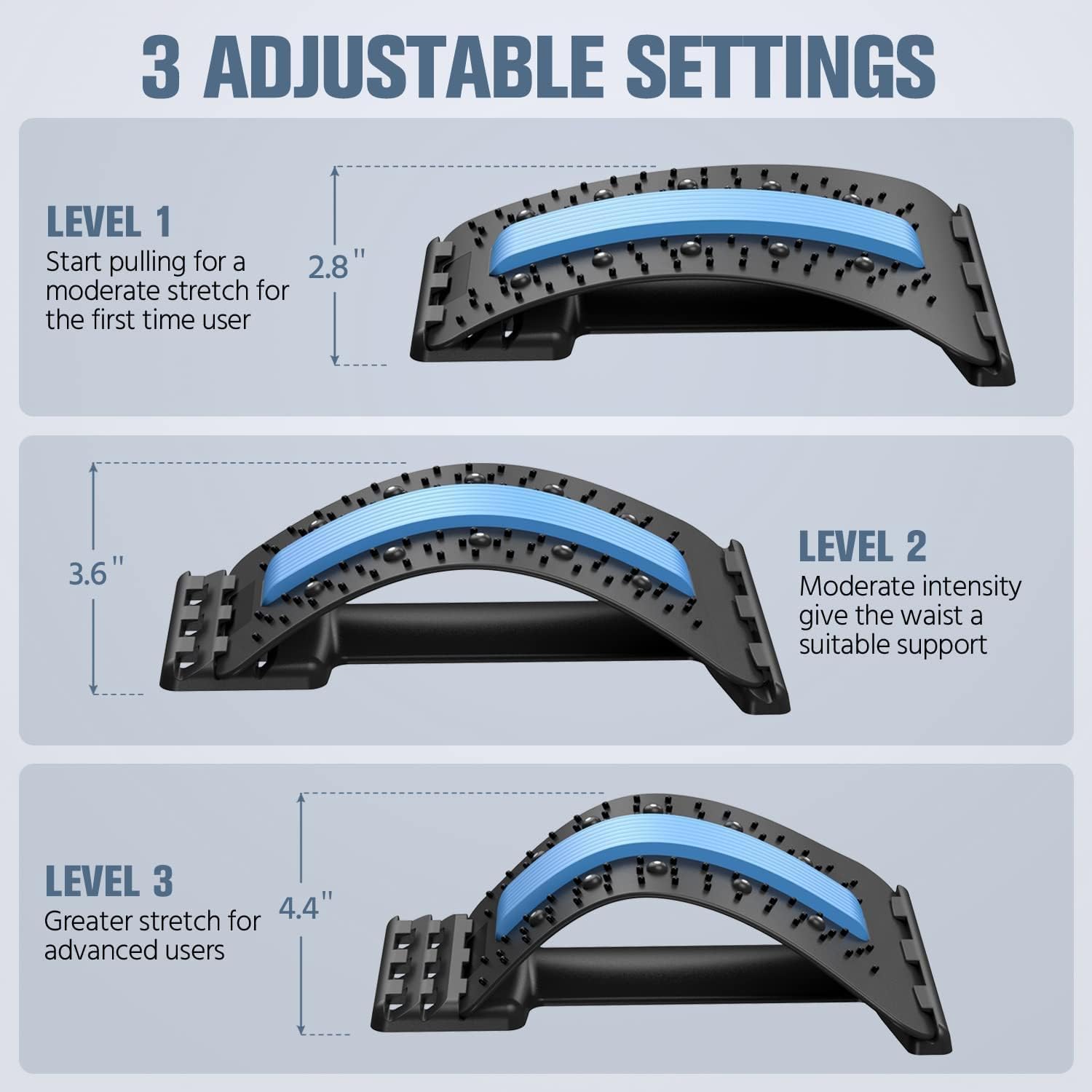 Multi-level rugstrekapparaat & - Back Stretcher Lumbar recensie en prijs