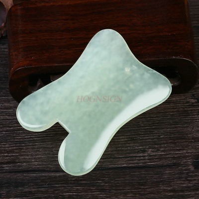 Zand Boord Vierkante Schouder  - Jade Gua Sha Tool recensie en prijs