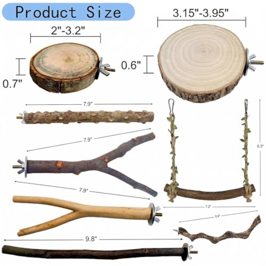 8 stuks natuurlijke houten vog - Health & Wellness Lafayette recensie en prijs