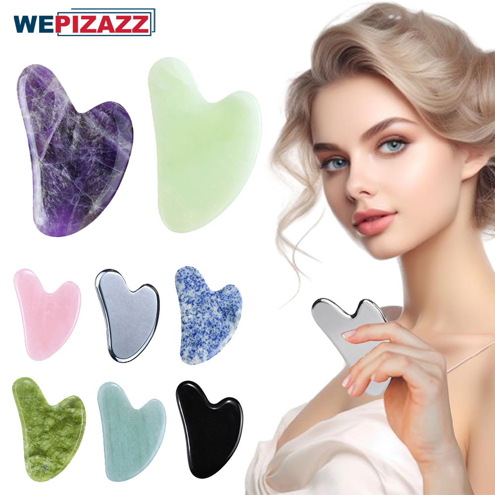 Gua Sha Facial Tools Steen voo - Jade Gua Sha Tool recensie en prijs