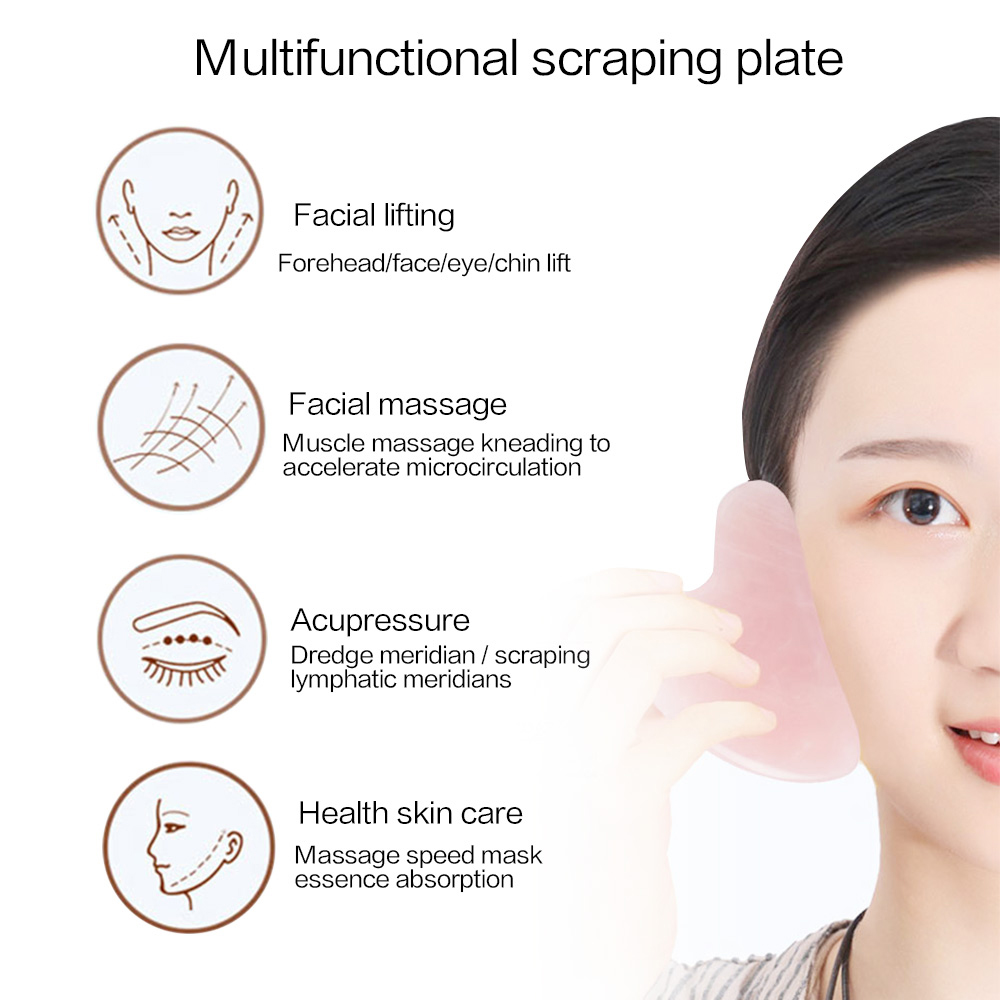 Gua Sha Facial Tools Steen voo - Jade Gua Sha Tool recensie en prijs