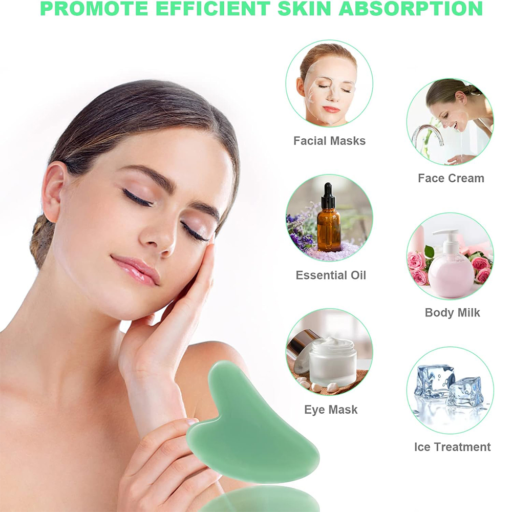 1PCS Natuurlijke Glas Jade Sch - Jade Gua Sha Tool recensie en prijs