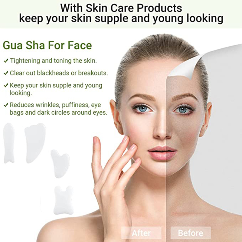 Natuurlijke Witte Jade Gua Sha - Jade Gua Sha Tool recensie en prijs