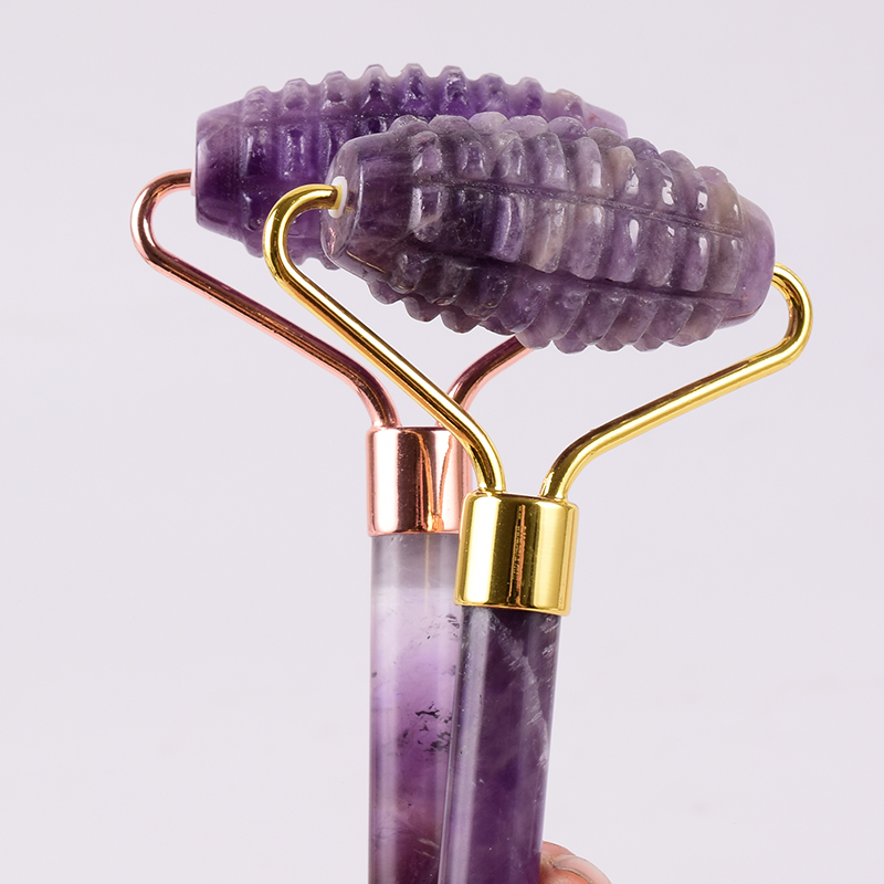 Amethist Zaagtand Gezicht Roll - Jade Gua Sha Tool recensie en prijs