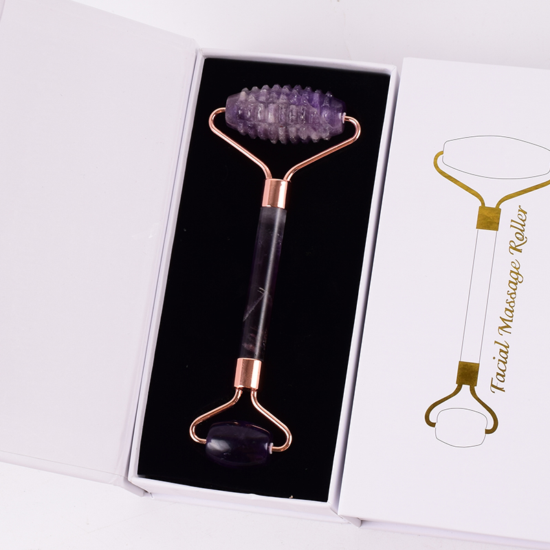 Amethist Zaagtand Gezicht Roll - Jade Gua Sha Tool recensie en prijs