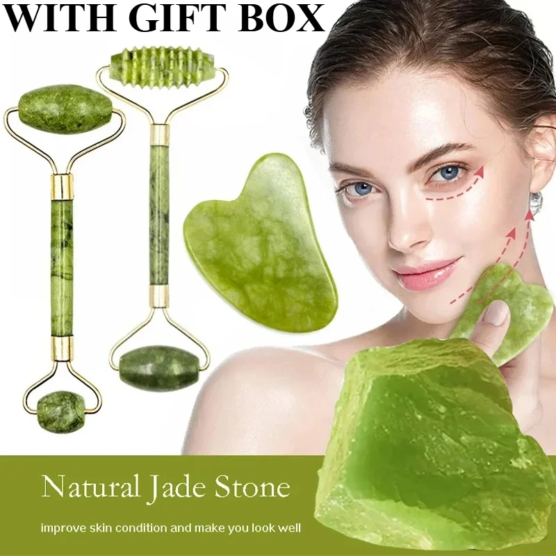 Natuurlijke Jade Roller Gezich - Jade Gua Sha Tool recensie en prijs