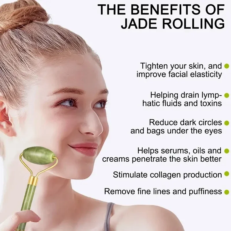 Natuurlijke Jade Roller Gezich - Jade Gua Sha Tool recensie en prijs